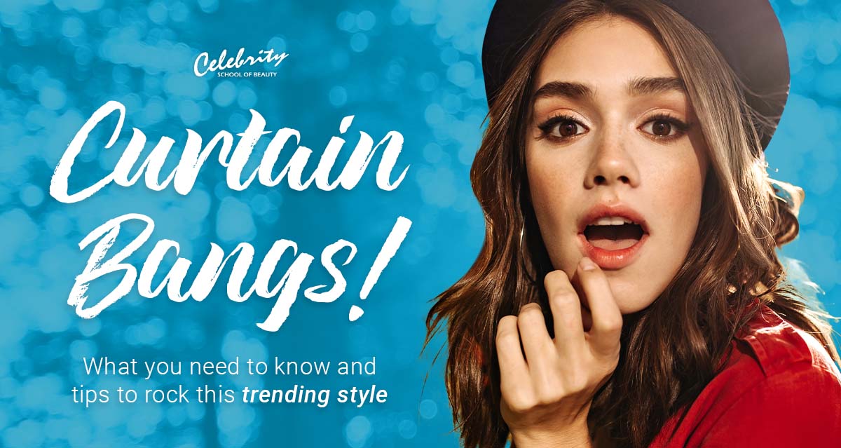 Curtain Bangs! What you need to know and tips to rock this trending style